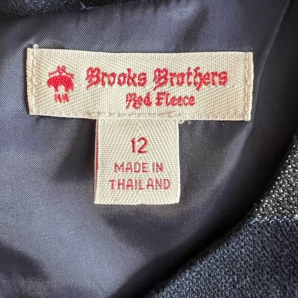 Brooks Brothers Red Fleece Women’s 12 Metallic Fit & Flare Sleeveless Dress - Picture 10 of 12